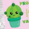 Printable Cactus Valentine Cards for Kids - 3 Boys and a Dog