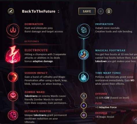 My personal 9.7 Ekko Mid Rune Page : r/ekkomains