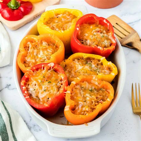 Easy Stuffed Bell Peppers Recipe Lanas Cooking