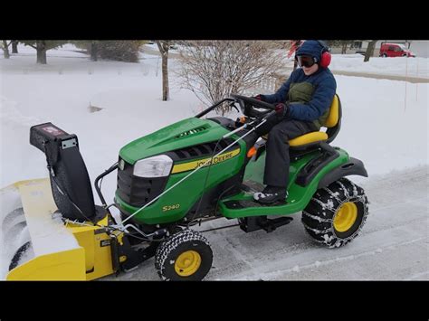 Snow Blower Install On John Deere X300 X500 Series 2016 57 Off