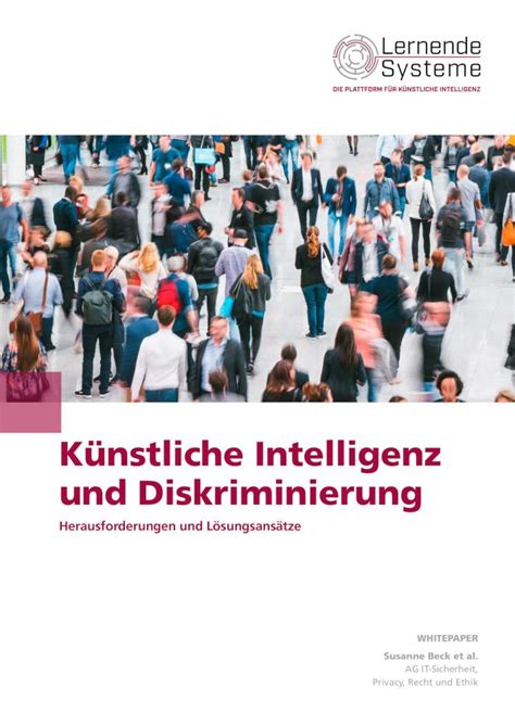 Ki Und Das Risiko Der Diskriminierung Neues Whitepaper Der Plattform