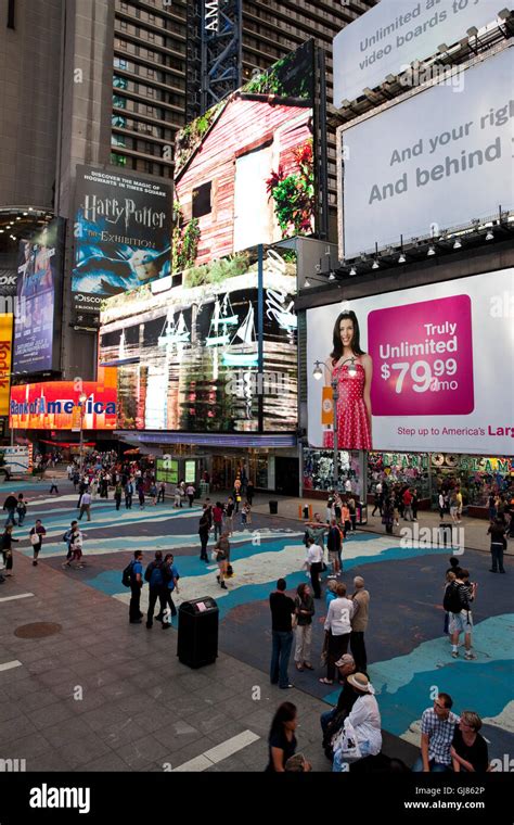 Manhattan at Times Square in New York Stock Photo - Alamy