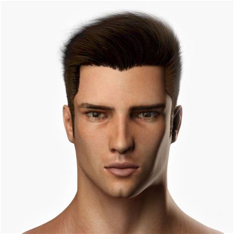 Cabeza Masculina Modelo 3d 49 Max Free3d