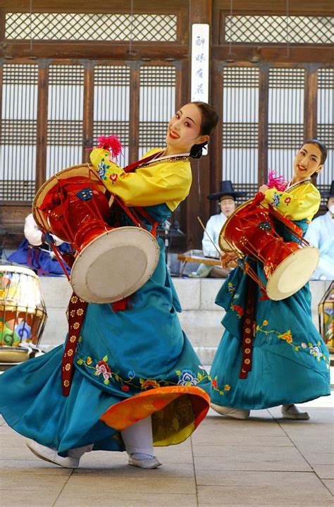 Korean Drum Dance Traditional Dance Korean Traditional Traditional