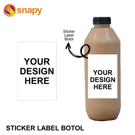 Stiker Label Botol