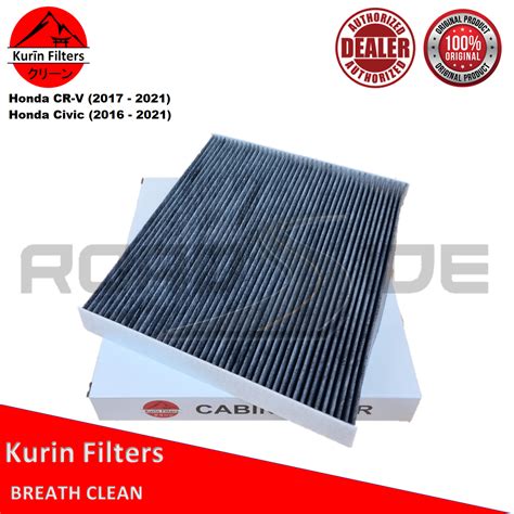 KURIN Charcoal AC Cabin Filter For Honda CR V 2017 2021 And Honda