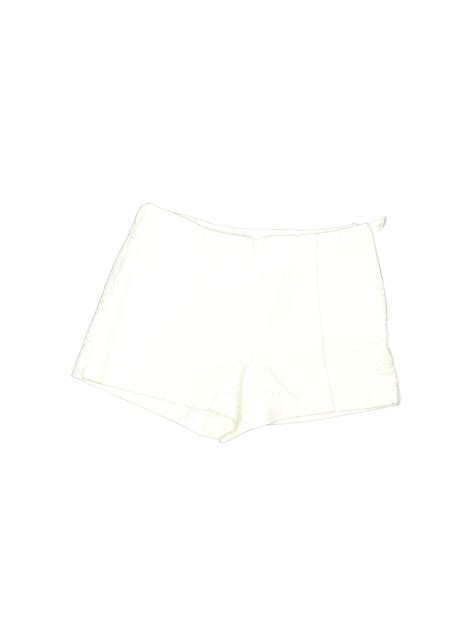 Lilly Pulitzer 100 Cotton Solid Ivory Shorts Size 4 68 Off Thredup