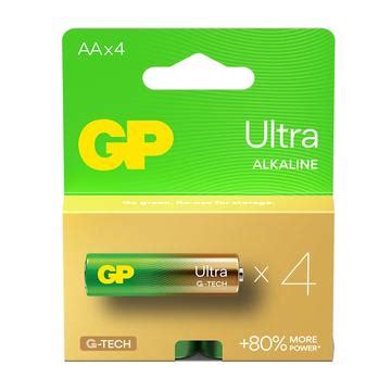 GP Ultra G Tech LR6 AA Batteries