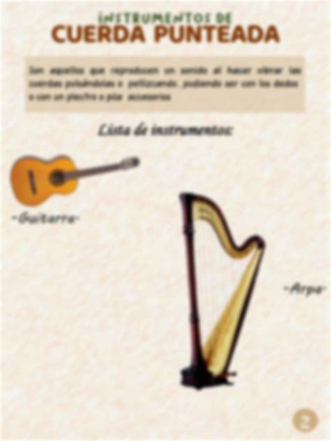 SOLUTION Clasificaci N De Los Instrumentos Studypool