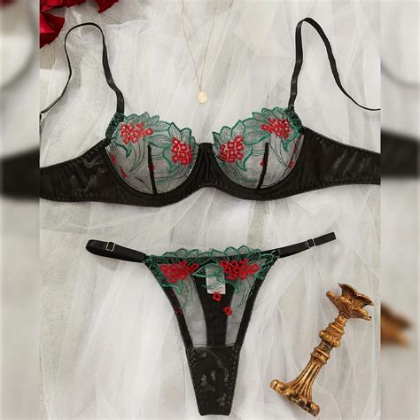 Sexy Lingerie Fancy Lace Eroticу Set Woman Pieces Transparent Women s Underwear Embroidery