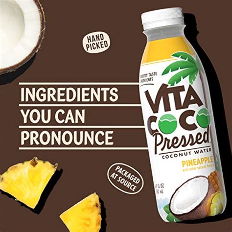 Vita Coco Coconut Water Pressed Coconut Pineapple Impossible To Hate