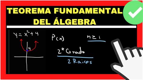 Teorema Fundamental Del Álgebra Youtube