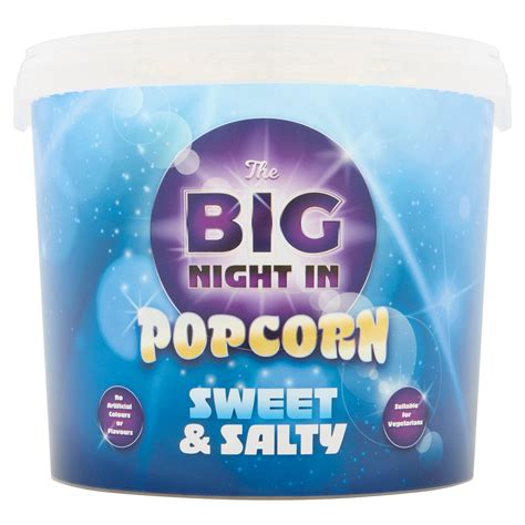 The Big Night In Popcorn Sweet And Salty 250g Popcorn Iceland Foods