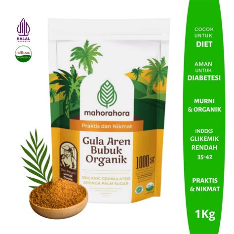 Jual Mahorahora Gula Aren Bubuk 1 Kg Palm Sugar Gula Semut Organik