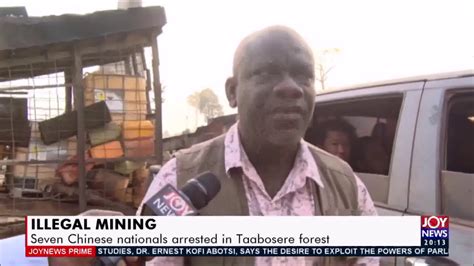 Chinese Illegal Miners Arrested At Taabosere Forest In Ghana Youtube