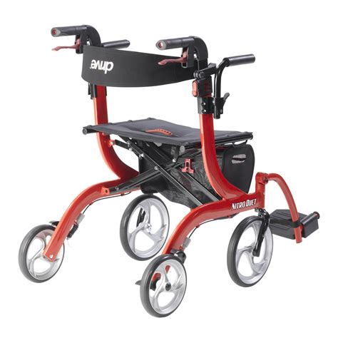 Drive Medical Nitro Duet Rollator and Transport Chair