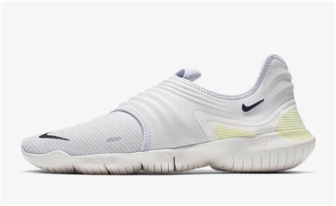 Nike Free Rn Flyknit 3 0 Pure Platinum Luminous Green Black Aq5707 004 Nike Free Rn Flyknit