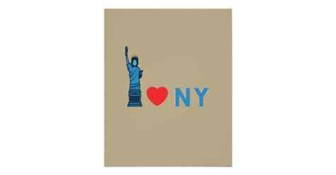 I Love Ny Poster Zazzle