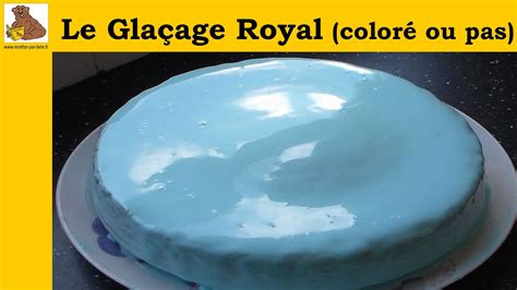 Le glaçage royal coloré ou pas recette facile et rapide Recette