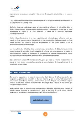 Código Ético CILSA PDF