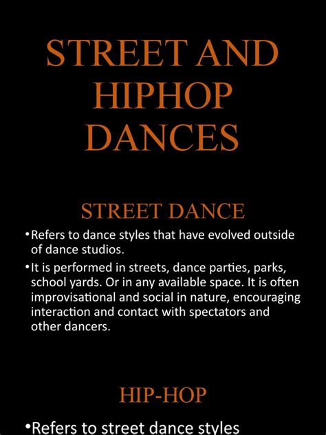 A Comprehensive Guide To Street And Hip Hop Dance Styles Origins