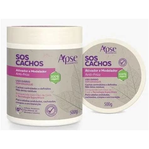 Ativador E Modelador Anti Frizz Cachos 500g Apse Shopee Brasil