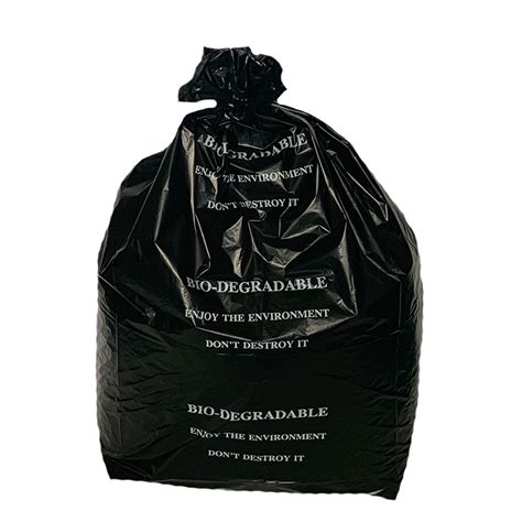 Biodegradable Refuse Sacks Black 90l Bin Bags And Bin Liners