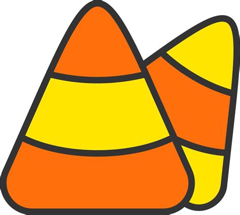 Candy Corn Vector Icon 16509799 Vector Art At Vecteezy