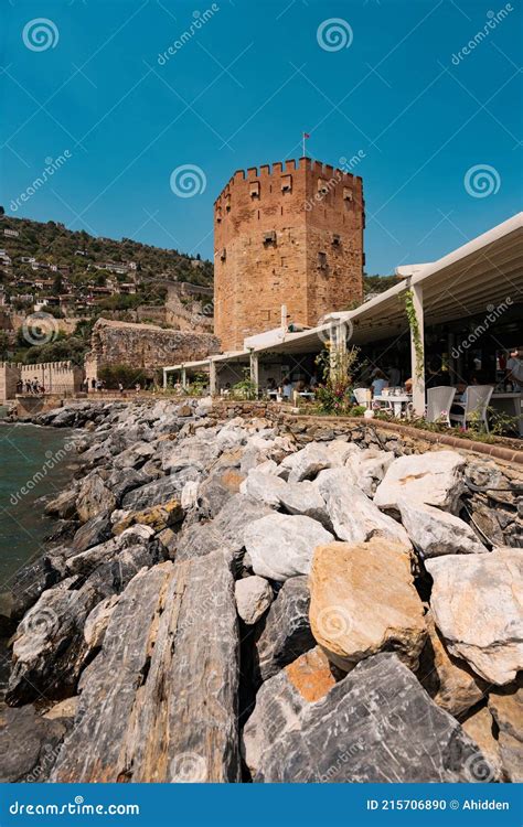 Old City On Coast Line Alanya Stock Photo Image Of Landscape