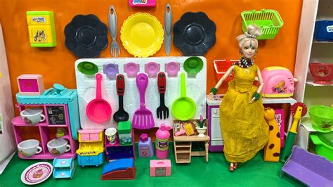 Barbie Kitchen New Setting Barbie Doll Kitchen Mini Rasoi Mini