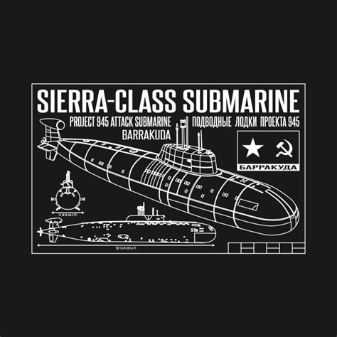 Russian Sierra Class Submarine Project 945 Blueprints Diagram T Russian Sierra Submarine