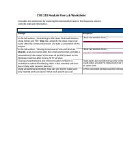 Cyb Module Five Lab Worksheet Docx Cyb Module Five Lab