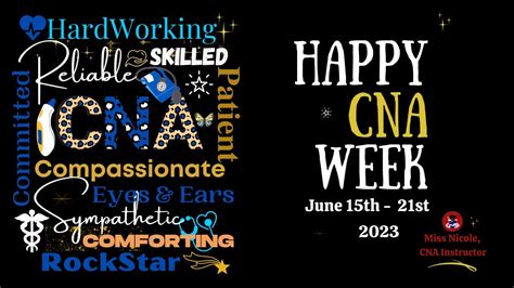 Happy CNA Week 2023 LearnWithNicole YouTube