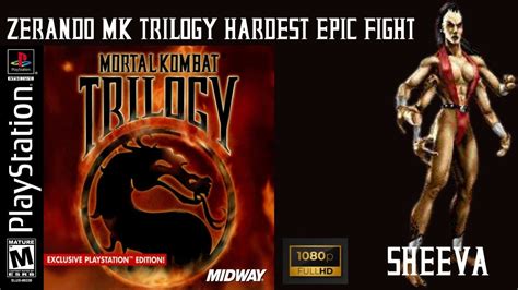 Zerando Mortal Kombat Trilogy Sheeva Gameplay High Level Hardest