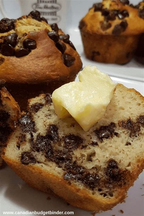 Copycat Tim Hortons Chocolate Chip Muffins Recipe Chocolate Chip