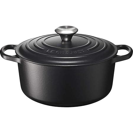 Le Creuset Signature Gusseisen Bräter mit Deckel Ø 24 cm Rund Für