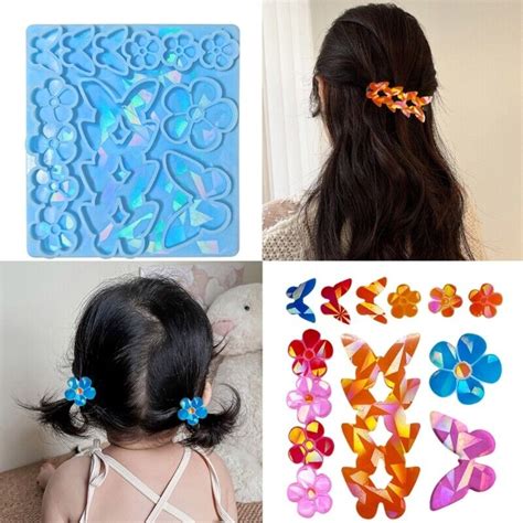 Hair Clip Silicone Mold Hair Pin Epoxy Resin Mold For Girl Women EBay