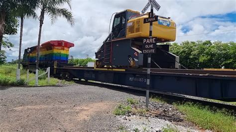 Trem Trilheiro Da Rumo Locomotiva DASH 9 Comemorativa Diversidade