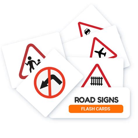 Road Signs Flash Cards Bloomy Brain Toys