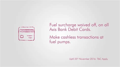 Debit Card Fuel Surcharge Waiver YouTube