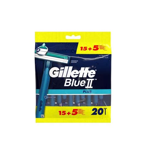 Buy Promotional Pack Gillette Blue Ii Plus Disposable Razors X Usa