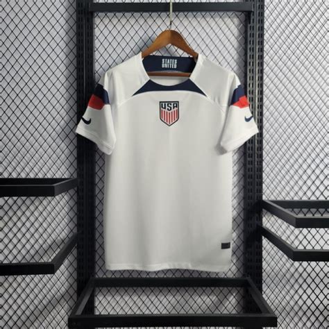 Camisa Estados Unidos Home S N Torcedor Nike Masculina Branco