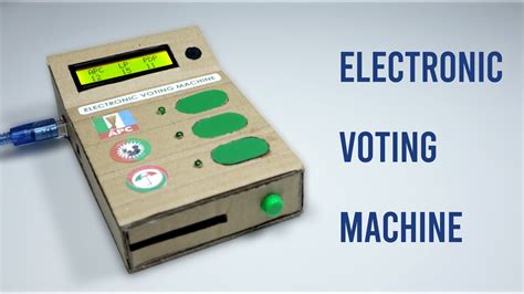 Electronic Voting Machine That Will Make Elections Free And Fair Youtube