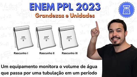 ENEM PPL 2023 Um equipamento monitora o volume de água que passa por