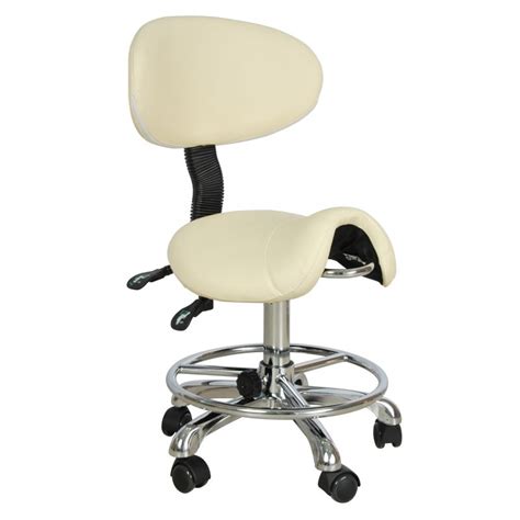 Стул-седло со спинкой ММ-04 для массажиста