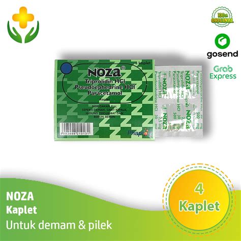 Noza Kaplet Obat Demam Pilek Dewasa Lazada Indonesia