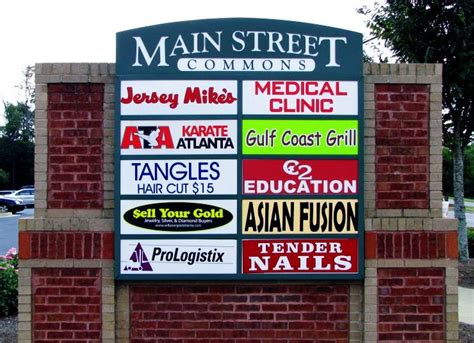 Marquee Signs by Pinnacle Custom Signs. #marquee #signs #shopping #plaza Marquee Sign, Sign ...