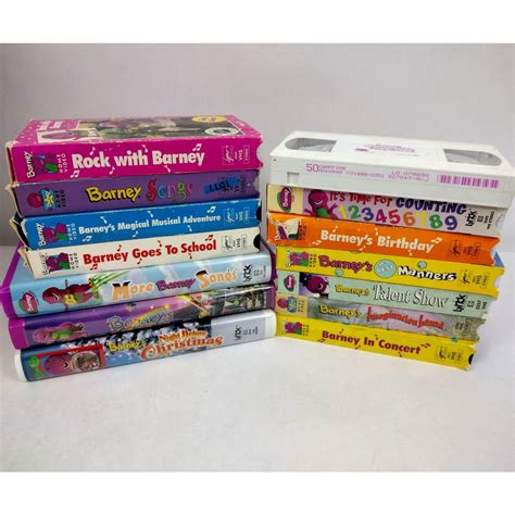 Barney Vhs Box