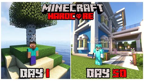 I Survived 100 Days On A SURVIVAL ISLAND In Minecraft HARDCORE Part 1