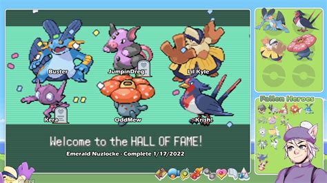 Finished my pokemon Emerald nuzlocke on stream! this has been a crazy ...